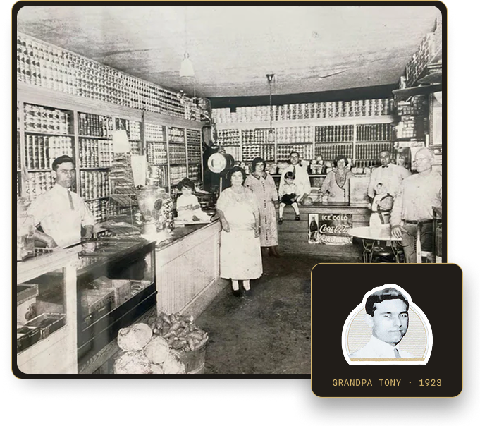The original Totta family grocery store